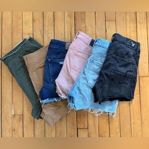 Assorted Denim and Cotton Shorts Collection